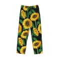 thumbnail image 4 of Xecao Sunflower 1 Men's Straight Lounge Pajama Pants: The Ultimate in Comfortable Sleepwear, 4 of 9