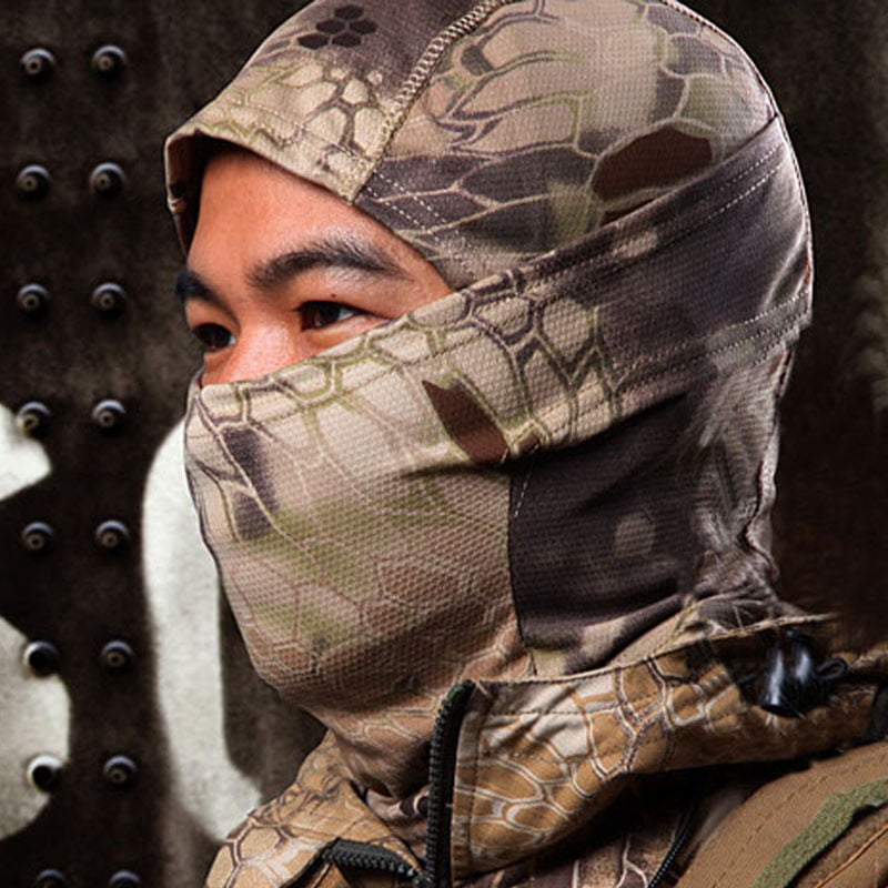 1 PC Cotton Camouflage Army Cycling Motorcycle Cap Balaclava Hats Full Face Mask 