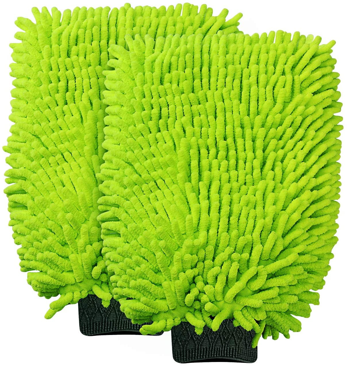 AIDEA Car Wash Mitt Microfiber Scratch & Lint Free, Premium Chenille