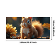 thumbnail image 3 of Adorable Squirrel Design Backdrop Banner Decorative Party Supplies Background for Fall Festivals Outdoor Gatherings Photo Booths and Autumn Celebrations, 3 of 7