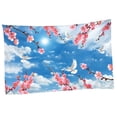 thumbnail image 1 of Flores Tapiz Paisaje Paisaje Grandes Paisajes Tapicería Decoración De Pared Para El Dormitorio Sa De Estar 150x150cm Baoblaze Beautiful Sky Wall Tapestry, 1 of 8