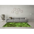 thumbnail image 3 of Ahgly Company Indoor Square Abstract Green Modern Area Rugs, 6' Square, 3 of 4