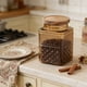 thumbnail image 1 of CaiYueKe Airtight Glass Storage Containers with Lids, Kitchen Pantry Organization for Dry Food, Snacks, Cereal, Flour, Sugar, Coffee, Tea, Pasta, Baking Supplies, Clear Sealed Jars for Countertop, 1 of 7