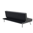 thumbnail image 5 of Serta Chelsea Modern Futon, Charcoal Gray Fabric, 5 of 14
