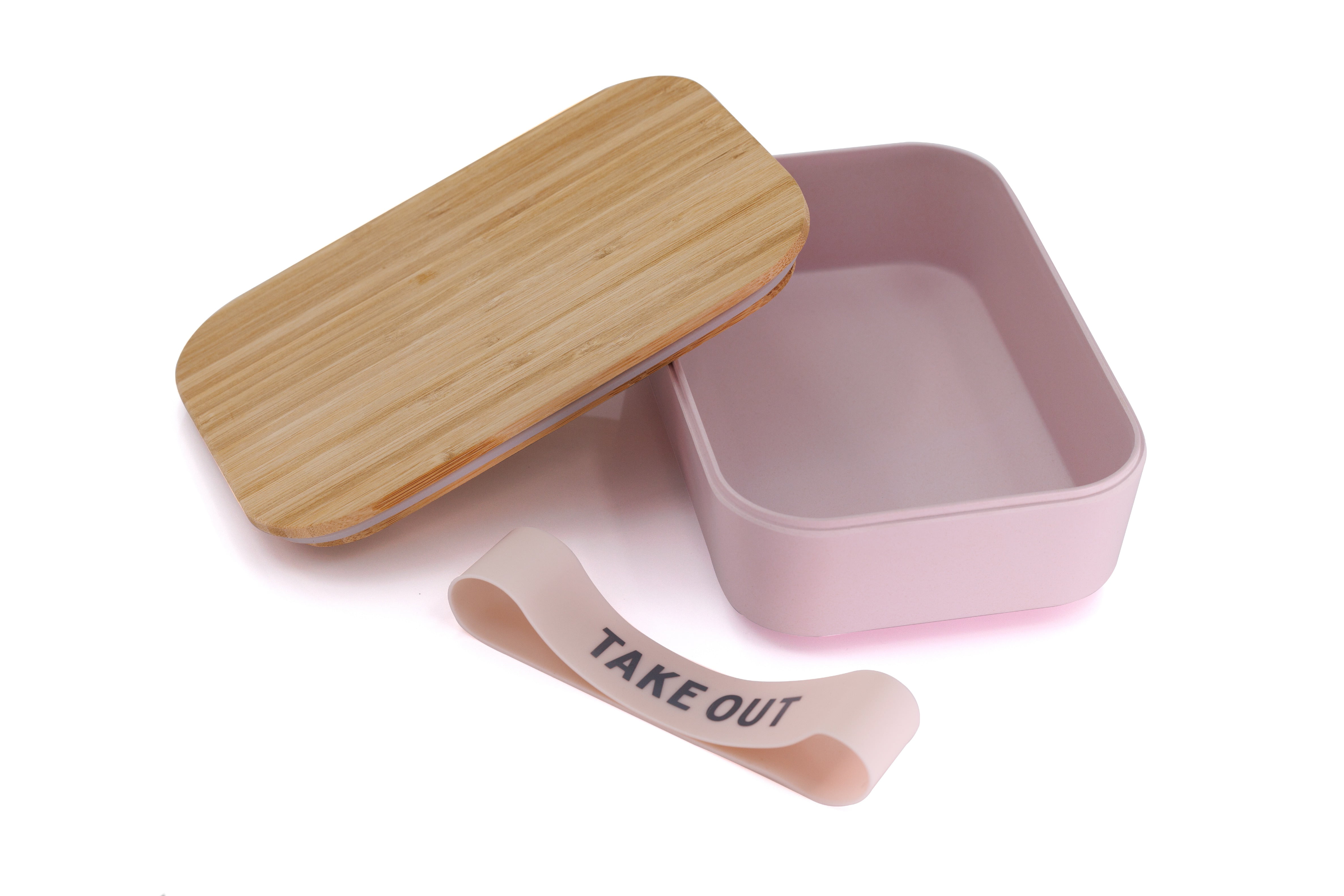 Eat, Drink, Repeat Bamboo Lunch Box