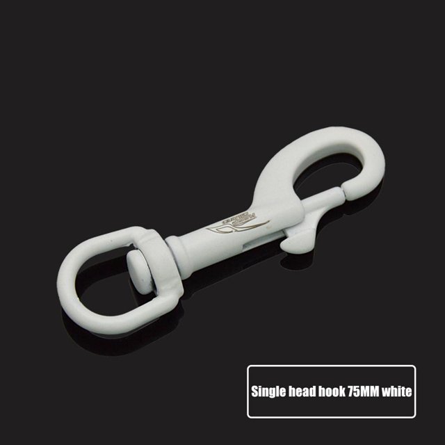 Bolt Snap Hook Caja fuerte duradera de acero inoxidable para deportes submarinos Blanco