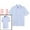 Blue, variant on Unique Bargains Men's Summer Shirts Short Sleeve Button Down Plaid Check Dress Shirts Blue S