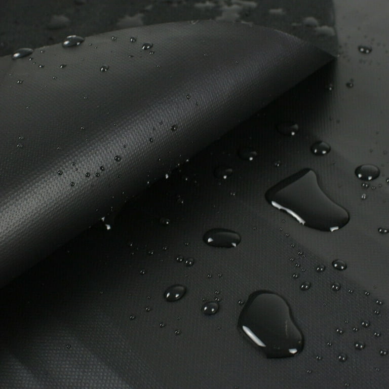 Waterproof Canvas Fabric Outdoor Cover Polyester Surface & PVC Coated Backing Gray, Size: Gray 180 x 60