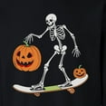Heavy Blend Halloween Sweatshirt for Men Fleece Crewneck Skeleton