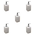 thumbnail image 2 of kurtrusly Practical Pump Bottle Shampoo Dispenser for Home Kitchen White 500ml 5Set, 2 of 6