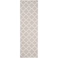 thumbnail image 2 of Safavieh Dhurries Brad Geometric Runner Rug, Gray/Ivory, 2'6" x 8', 2 of 8