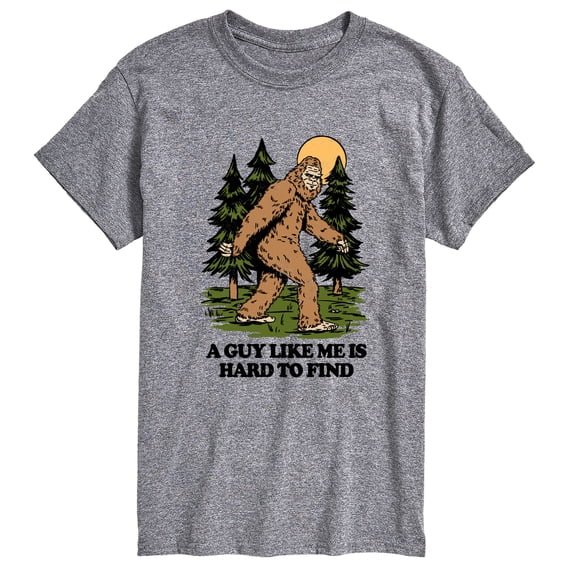 Instant Message - Hard to Find Sasquatch Short Sleeve Graphic T-Shirt