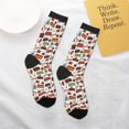 Boys Girls Crew Socks, colorful furniture Breathable and Comfortable