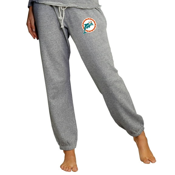 Women's Concepts Sport Gray Miami Dolphins Mainstream Lounge Jogger Pants