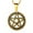03,Celtic Knot Round Gold, variant on Wiccan Pentagram Necklace for Men Pentacle Star Entwined Snake Pendant Unisex Necklace Protection Jewelry Gold