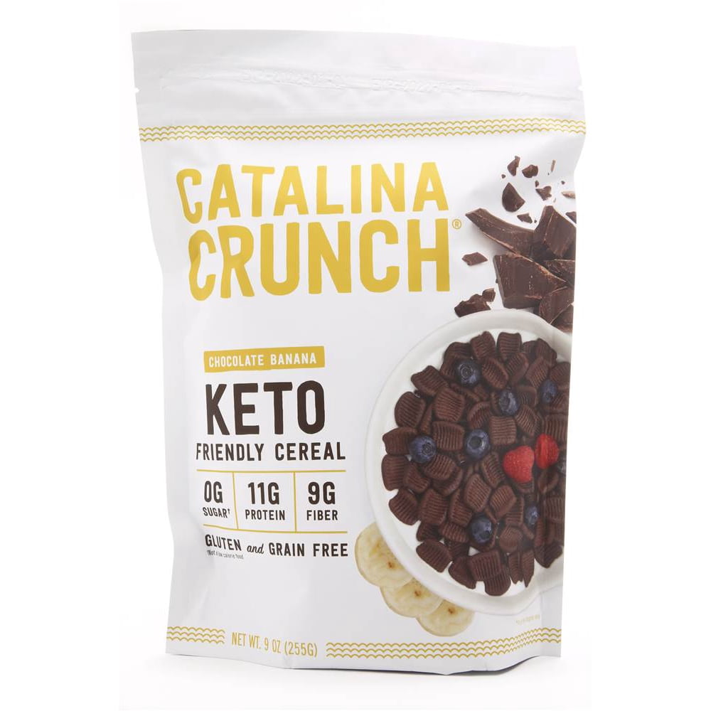 Catalina Crunch Keto Friendly Cereal Chocolate Banana 9 oz