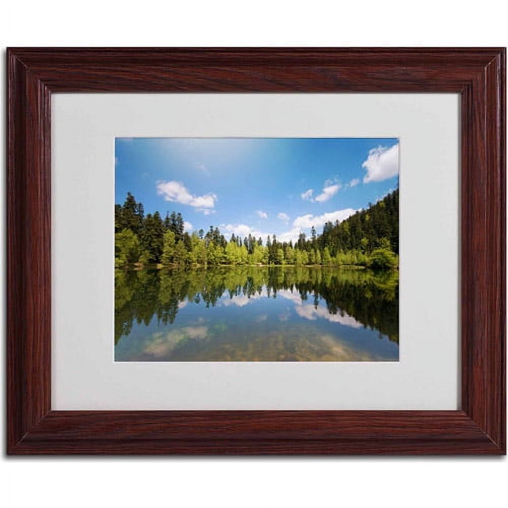 Trademark Fine Art "Lake Maix" Canvas Art by Philippe Sainte-Laudy, Wood Frame