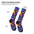 thumbnail image 4 of Pofeuu Cute Flat Hand Drawn Fishes Print Compression Socks for Women & Men Circulation - Best Support for Nurses,Running,Athletic,Sports, 4 of 7