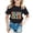 790Black3010, variant on MEZZALL Children T-Shirt Fashionable Casual Letter Round Neck Short Sleeved Tops Fashionable Toddler Blouses Clothing