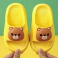 thumbnail image 2 of Pillow Slippers, Unisex Shower Bathroom Slipper EVA Foam Super Soft Non-Slip Quick Drying Thick Sole Sandals, Open Toe Home Slippers for Toddler Boys & Girls, 2 of 8