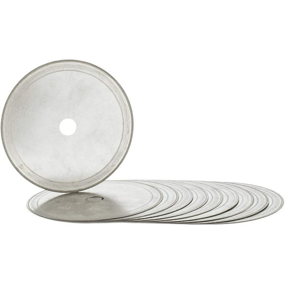JINGLING 100mm Super-Thin Rim 0.35 Diamond Lapidary Saw Blade Disc Pack of 10Pcs