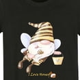 thumbnail image 2 of Gibobby Blusas Holgada Niños y niñas Festival Gnome Fairy Cartoon Print ¡ LA MIEL! Camiseta de manga corta con estampado de miel para niños de 1 a 10 años （Negro， 8-10 Años), 2 of 4