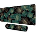 thumbnail image 1 of Ginkgo Leaf Gaming Mouse Pad 31.5x11.8in Non-Slip Base Perfect for Home, Office, & Gaming Workbench, 1 of 5