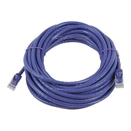 UPC: 0844660098553 | Monoprice Patch Cord Cat 6 Flexboot Purple 25 ft. 9855