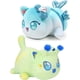 thumbnail image 1 of Peluche Gato MEE-Meow Océano Niños 25cm Juguete Suave Colección Figura Animales de Peluche Gato Marino Juguete (2 Piezas: Gato alienígena y Gato Sirena), 1 of 3
