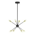 thumbnail image 1 of Artika Wayden 3CCT Chandelier Matte Black and Gold, 1 of 8