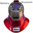 thumbnail image 6 of Guvpev Iron Hero MK 5 Helmet Bluetooth Dock, Battery Operated, Avenger Bluetooth Speaker Dock, Compatible with Superhero Mark 5 Helmets Mask, Collectible & Display, 6 of 30