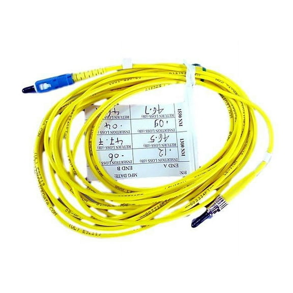 5M Leviton Fiber Optic Singlemode Simplex Patch Cable Cord ST SC SPC SPSCT-S05