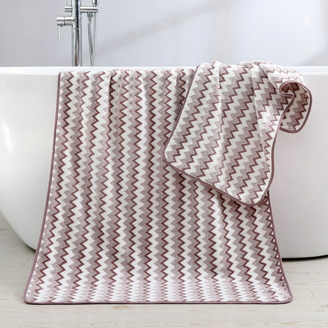Juego de 2 Toallas de Baño Gruesas, Suaves y Absorbentes, Ideal para El Hogar y El Baño.