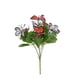 thumbnail image 2 of Ramo de mariposas artificiales - Flores de seda de 30 cm para bodas y decoración del hogar, morado, rosa, azul, dorado, naranja, blanco, amarillo, 2 of 6