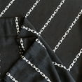 thumbnail image 4 of Psoiuetr Black Boho Curtains for Bedroom Living Room Linen Cotton Embroidered Semi Blackout Farmhouse Window Treatment Drape Vintage Tassels Rod Pocket 1 Panel 52" W x 63" L, 4 of 7