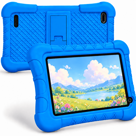 7 inch Tablet, 128GB, Android 13, 8GB (3 5) RAM, Quad-Core, Wi-Fi, 2600mAh Battery, Blue