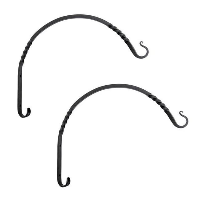 ACHLA Designs WB-04HD-2 18 Pouces Robuste Arc Bracket&44; Noir - Pack de 2