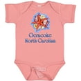 thumbnail image 3 of Inktastic Ocracoke, North Carolina Boys or Girls Baby Bodysuit, 3 of 5