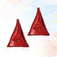 thumbnail image 2 of 2pcs Lentejuelas Sombreros de Navidad Paillette decorativo Sombreros de Navidad Artículos de fiesta para niños Adultos, 2 of 5