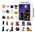 thumbnail image 3 of 2025 Halloween Arrival Calendar 3D Non Flat Halloween Countdown Calendar Includes 24 Statues Before Halloween Arrival Calendar Halloween Arrival Visual Timer for Classroom Sand Timer for Classroom, 3 of 4