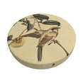 thumbnail image 2 of Xecao's Vintage Bird Print Stool Covers offer stylish, washable protection for PU round bar stools, perfect for home or commercial use., 2 of 7