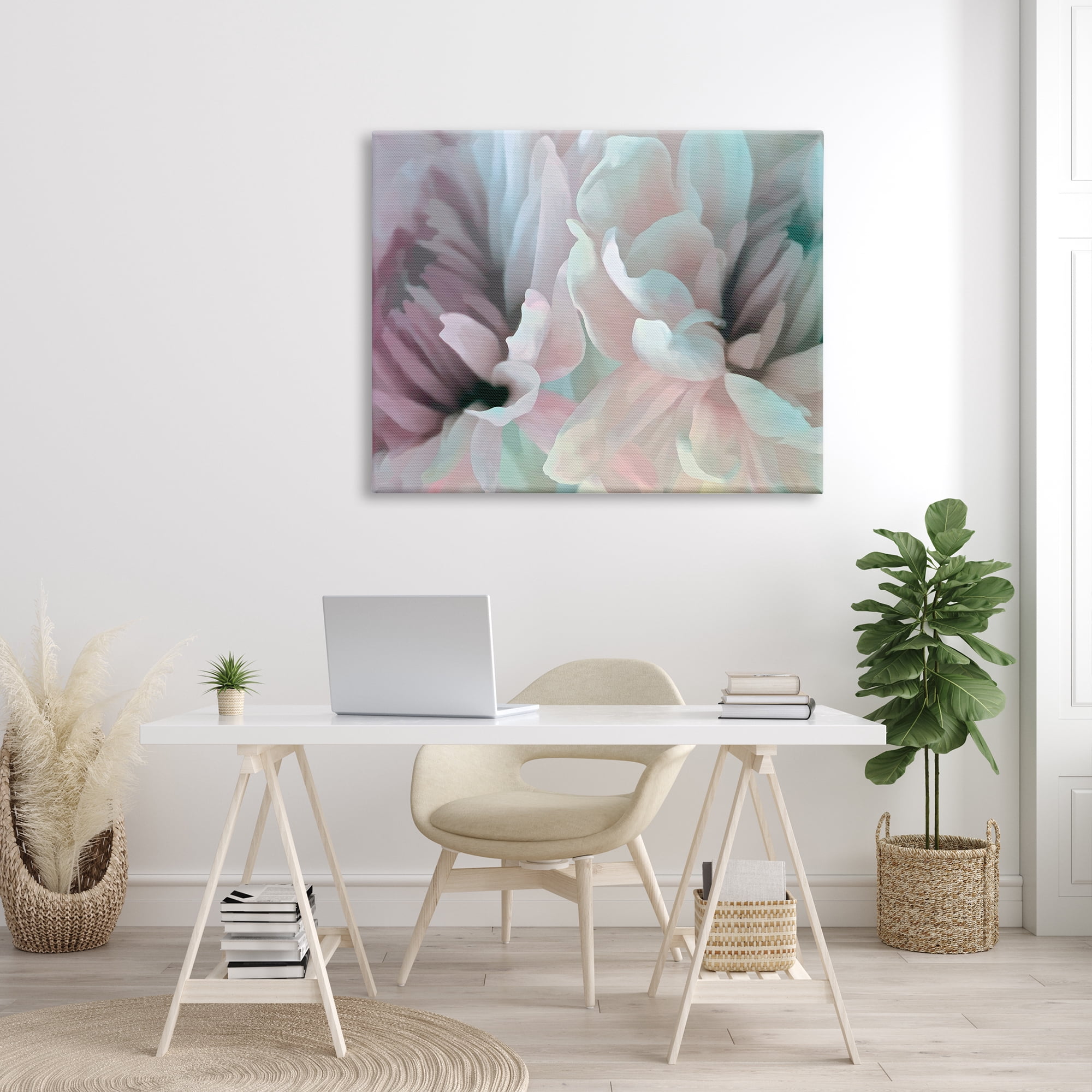 Stupell Industries Full Bloom Floral Petals Alluring Spring Flower, 36 x 48, Designed by David Pollard