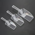thumbnail image 4 of 3 Pcs Pallet Ice Scraper Shape Plastic Scoop - Transparent & ​20 Pcs Coffee Scoops/Tablespoon Plastic Measuring Spoons, 4 of 5