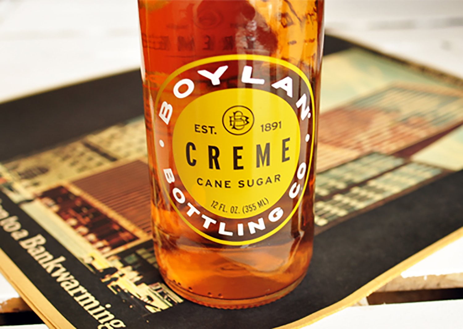 Boylan Bottling Pure Cane Sugar Soda Pop, Cream Soda, 12 oz Glass Bottles (Pack of 6) Cream Soda 12 Fl Oz (Pack of 6)