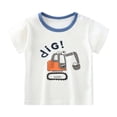 thumbnail image 1 of Sunnyoo T-Shirt Graphique Dessin Animé pour Garçons, Manches Courtes, Col Rond, Tailles 3M-6Y, 1 of 2