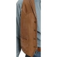 thumbnail image 2 of Scully Men's Whipstitch Lamb Leather Vest, Ranch Tan, 3X, 2 of 3