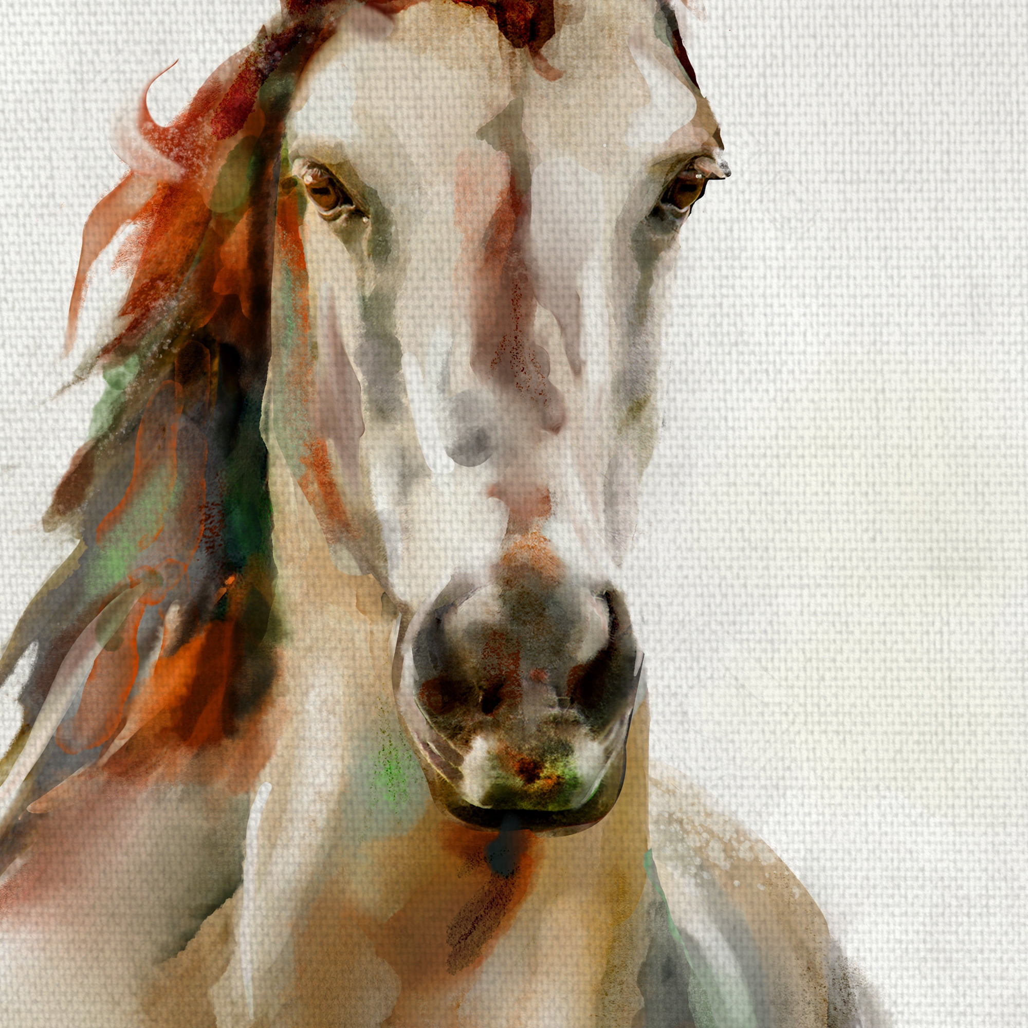 Masterpiece Art Gallery Spirit Horse By Studio Arts Canvas Art Print 24" x 36"