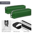thumbnail image 4 of Cauagu American Football Field1 Print Leather Pencil Pen Case - Stationery Bag Portable Stationery Bag Big Capacity Pencil Pouch Cosmetic Organizer Bag for Men & Women, 4 of 7