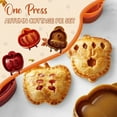 thumbnail image 3 of tredstone Bake With Style ABS Plastic Mini Pie Molds For Baking Amateurs And Pros Party Food Apples Pie Mold Mini Apples Molds 6pcs, 3 of 6