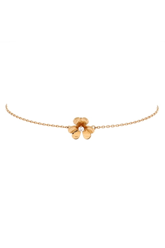Pre-Owned Frivole Bracelet 18K Yellow Gold with Diamond Mini By Rebag